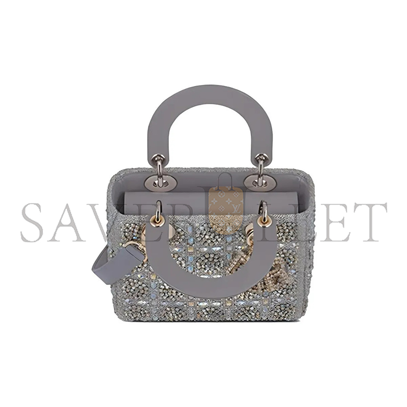 DIOR MINI LADY DIOR BAG M0531ORKW-M932 (17*15*7cm)